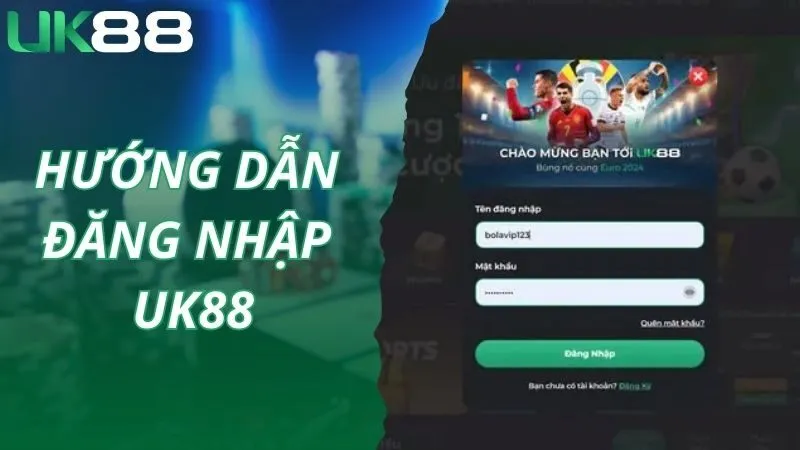 Hướng dẫn đăng nhập UK88 cụ thể nhất dành cho newbie