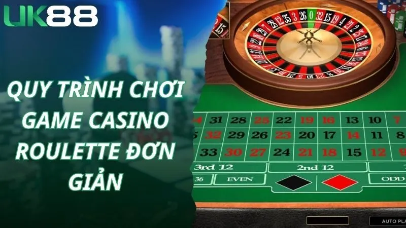 Quy trình chơi game casino roulette đơn giản